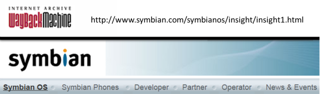 Symbian Way Back